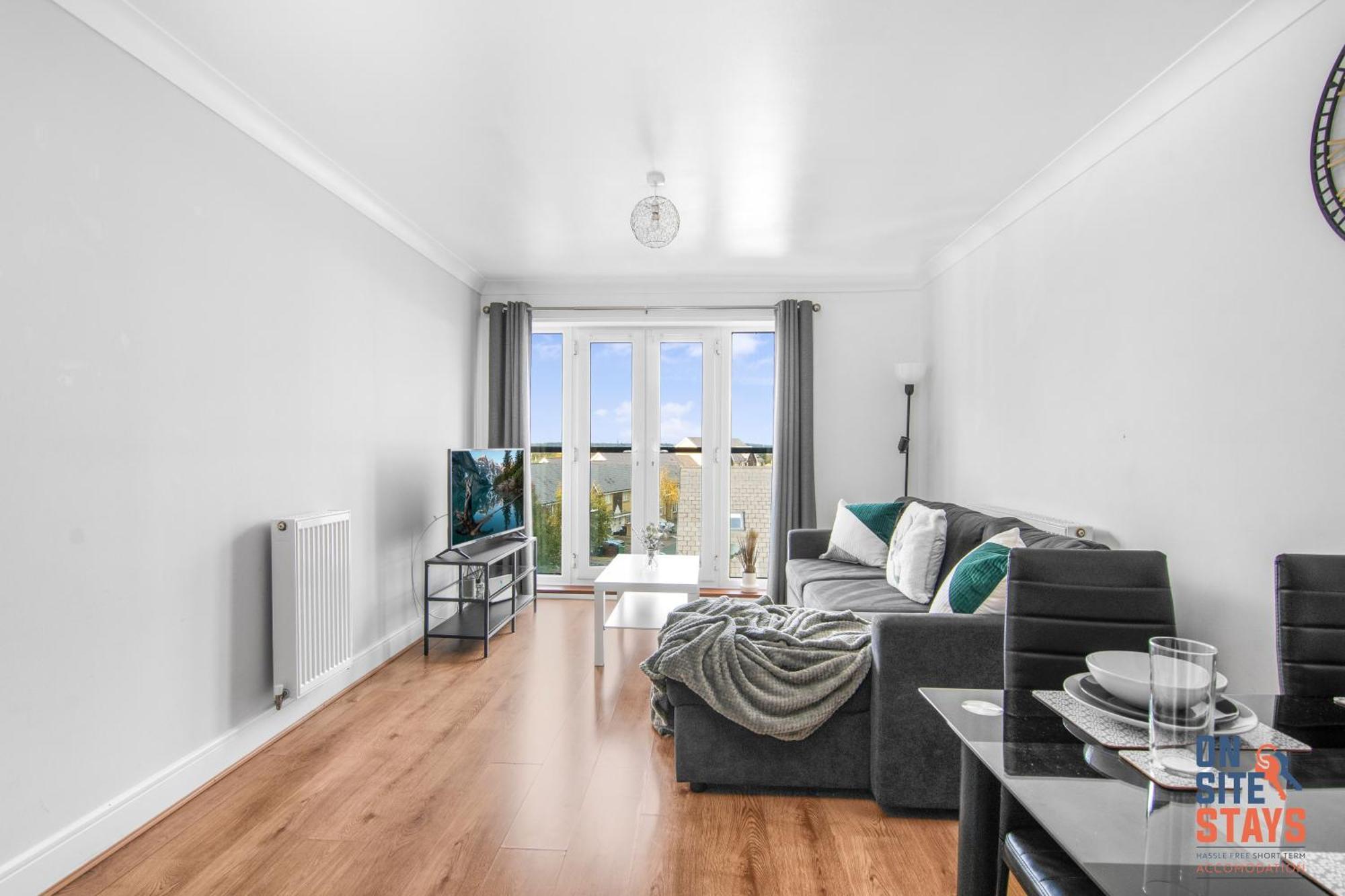 Onsitestays - Cosy 2-Bedroom Apartment With Free Parking, Wi-Fi & London Links Northfleet Dış mekan fotoğraf