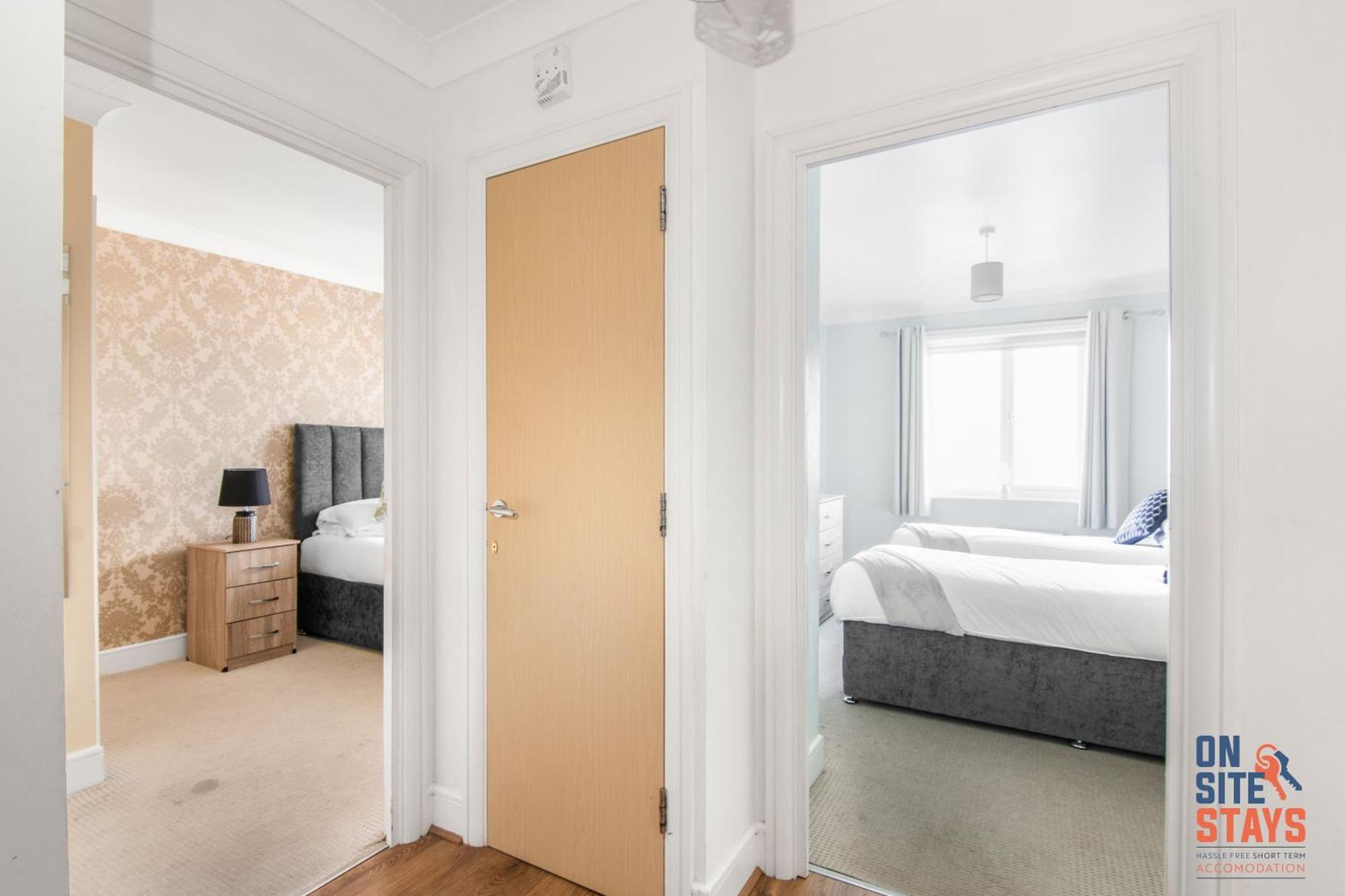 Onsitestays - Cosy 2-Bedroom Apartment With Free Parking, Wi-Fi & London Links Northfleet Dış mekan fotoğraf